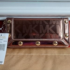MICHAEL Michael Kors Delancy Cocoa Wallet